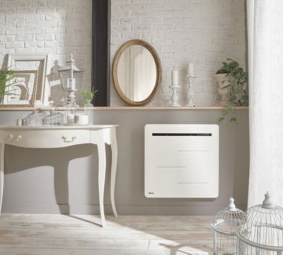 Radiateur électrique à inertie sèche 2000W blanc - Noirot Amaroc
