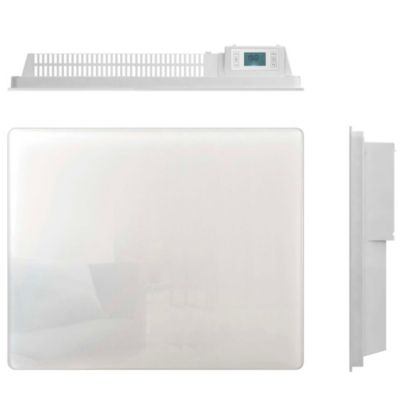 Radiateur électrique à inertie sèche Batimex Glass blanc 1500W