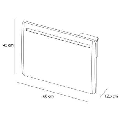 Radiateur électrique à inertie sèche Carrera Volino 1000W