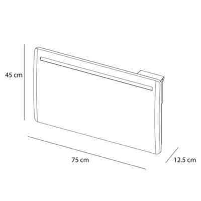 Radiateur électrique à inertie sèche Carrera Volino 1500W