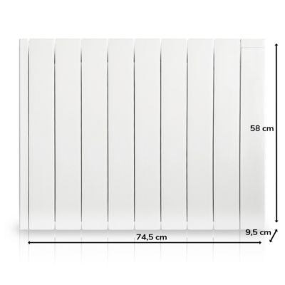 Radiateur électrique à inertie sèche HJM Kiana 1500W