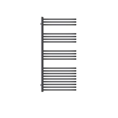 Radiateur Electrique Anthracite 500x1200 mm + Resistance 900W et Thermostat Affichage Digital