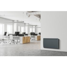 Radiateur électrique céramique Carrera Uno anthracite 1500W