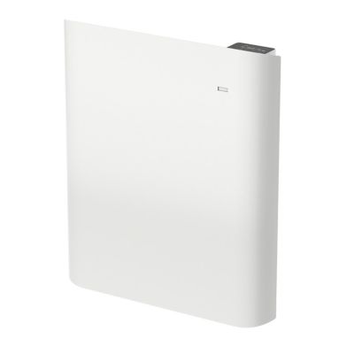 Radiateur électrique connecté 1000W à inertie sèche blanc, GoodHome Florya