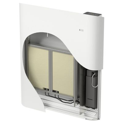 Radiateur électrique connecté 1000W à inertie sèche blanc, GoodHome Florya