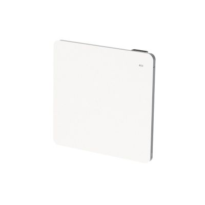 Radiateur électrique connecté 1000W double cœur de chauffe blanc, GoodHome Sondrio