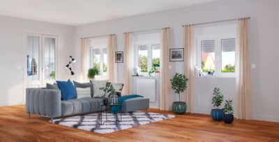 Radiateur électrique connecté 1000W double cœur de chauffe blanc, GoodHome Sondrio