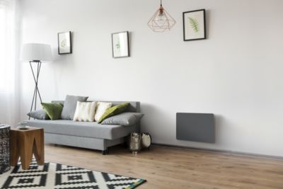 Radiateur électrique connecté 1500W à inertie sèche gris, Carrera Avery