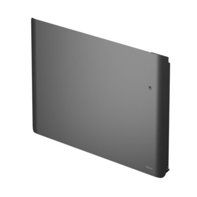 Radiateur électrique connecté 1500W double cœur de chauffe gris, Noirot Evolution