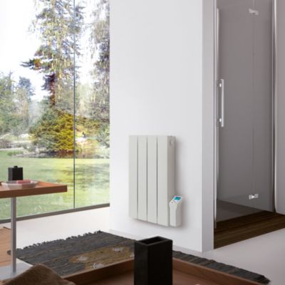 Radiateur électrique connecté à inertie fluide 900W Deltacalor Monza