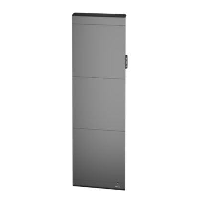 Radiateur électrique double coeur de chauffe 2000W vertical gris - Noirot Radiasoft