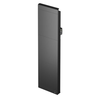 Radiateur électrique double coeur de chauffe 2000W vertical gris - Noirot Radiasoft