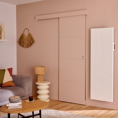 Radiateur électrique double coeur de chauffe GoodHome Sondrio 2 2000W vertical