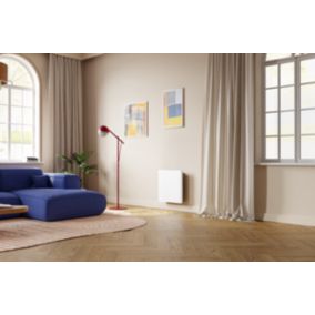 Radiateur électrique double coeur de chauffe Noirot Evolution 1000W blanc horizontal