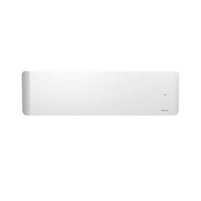 Radiateur électrique double coeur de chauffe Noirot Evolution plinthe 1000W blanc horizontal