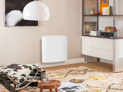 Radiateur électrique horizontal inertie fluide Dynaflo 1000W blanc Noirot