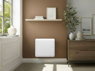 Radiateur électrique horizontal inertie sèche Amaroc 2 1000W blanc Noirot
