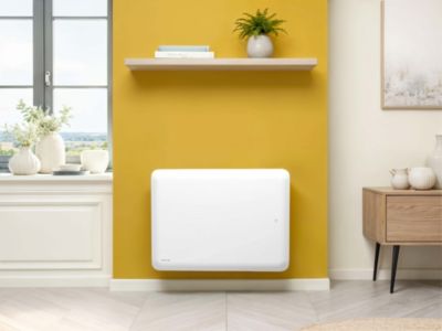 Radiateur électrique horizontal inertie sèche Amaroc 2 1500W blanc Noirot