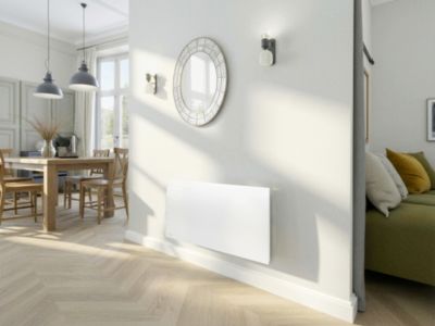 Radiateur électrique horizontal inertie sèche Median 1500W Airelec