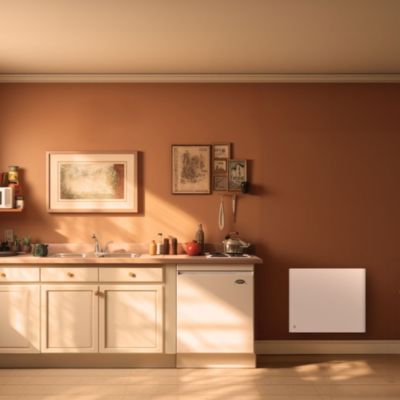Radiateur électrique inertie céramique + film 1000W Bestherm Léa
