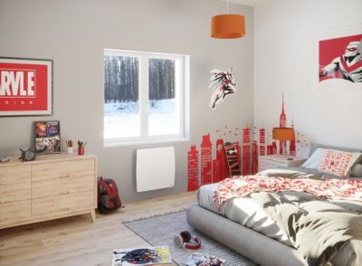 Radiateur électrique inertie sèche 1000W blanc - Sauter Tahual