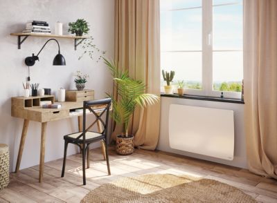 Radiateur électrique inertie sèche 1500W blanc - Sauter Tahual