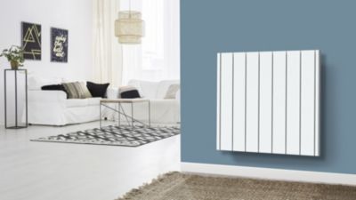 Radiateur électrique inertie sèche Carrera Jada blanc 1500W