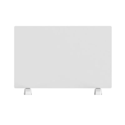 Radiateur électrique mobile 1500W panneau rayonnant céramique blanc 15m²