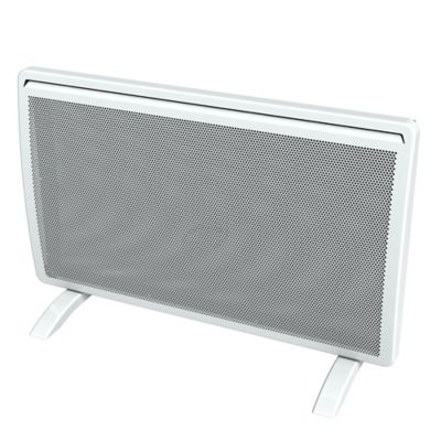 Radiateur électrique mobile 2000W panneau rayonnant blanc 20m²