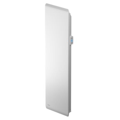 Radiateur électrique vertical 1500W double cœur de chauffe, Noirot Fusion