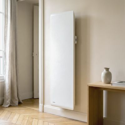 Radiateur électrique vertical 2000W double cœur de chauffe, Noirot Fusion