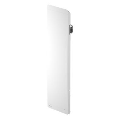 Radiateur électrique vertical connecté 1500W à inertie sèche en fonte blanc, Noirot Walter 2