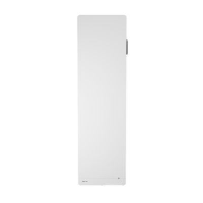 Radiateur électrique vertical connecté 1500W à inertie sèche en fonte blanc, Noirot Walter 2
