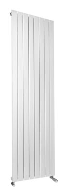 Radiateur Fassane Prem's - Vertical simple - Puissance 930W - H: 2000 - L: 444 - Blanc