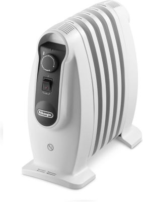 Radiateur à huile DeLonghi Nano 500W Argent