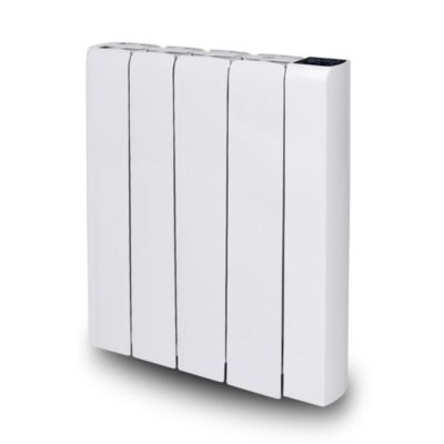 Radiateur à inertie céramique 1000W - Thermostat digital, timer 7 jours ...