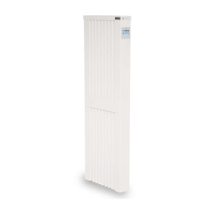 Radiateur à inertie sèche VERTICAL connecté 1600 W - Fabrication allemande - Cœur en argile