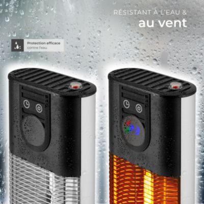 Radiateur infrarouge 1500W avec fonction minuterie