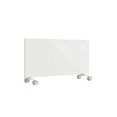 Radiateur électrique 2000W connecté WiFi - Grande surface - Mobile mural - Ultra-plat 70mm - Blanc