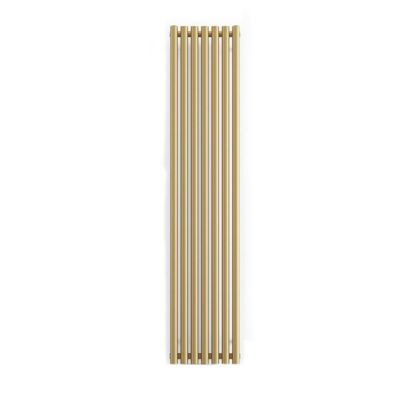 Radiateur électrique doré de 1800mm de haut et 290mm de large - 600 Watt - TUN1800290VWSE8BRA