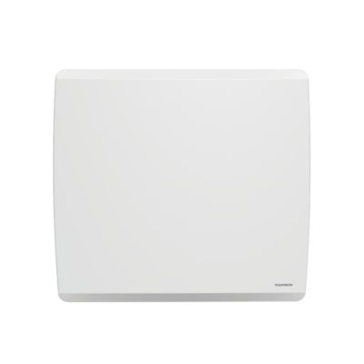 Radiateur électrique fixe connecté WiFi à inertie sèche céramique + film avec thermostat interchangeable 1500W THOMSON MOLY  blanc