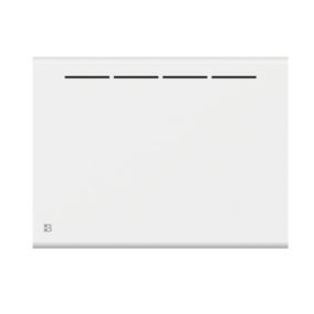 Radiateur électrique fixe à inertie sèche céramique 1000W BESTHERM ATLAS horizontal blanc