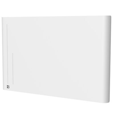 Radiateur électrique fixe à inertie sèche céramique 1500W BESTHERM ALBA horizontal blanc