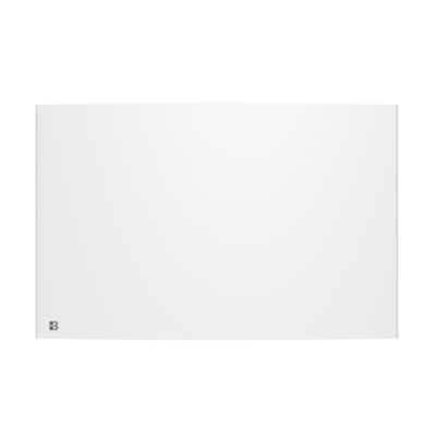 Radiateur électrique fixe à inertie sèche fonte 1500W BESTHERM BIA horizontal blanc