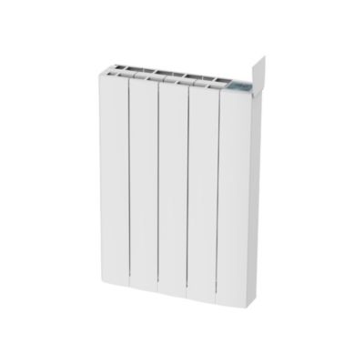 Radiateur électrique fonte aluminium à inertie sèche mural Astios Sannover 1000 W