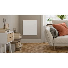 Radiateur électrique INGENIO 4 750W horizontal intelligent blanc mat - THERMOR - 479322