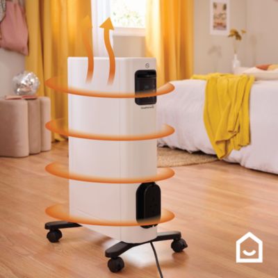 Radiateur mobile à inertie sèche GoodHome 1500W