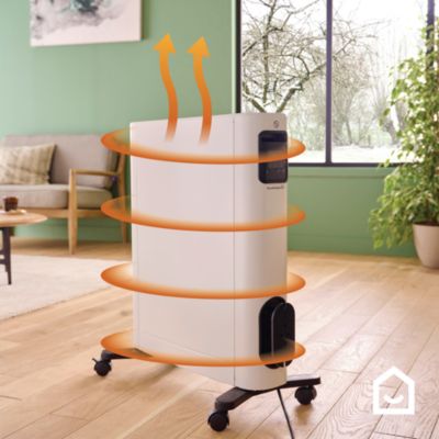 Radiateur mobile à inertie sèche GoodHome 2500W
