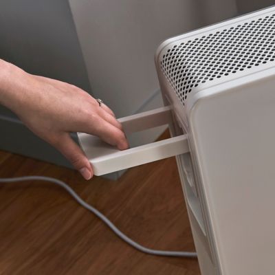 Radiateur mobile à inertie sèche GoodHome Hoerta blanc 2500W