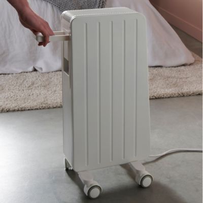Radiateur mobile à inertie sèche GoodHome Mullae blanc 1500W